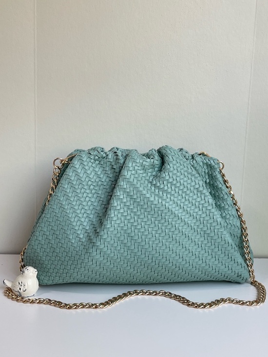Anthropologie Handbags - Anthropologie x Loverly Grey The Frankie Clutch: Faux Leather Edition